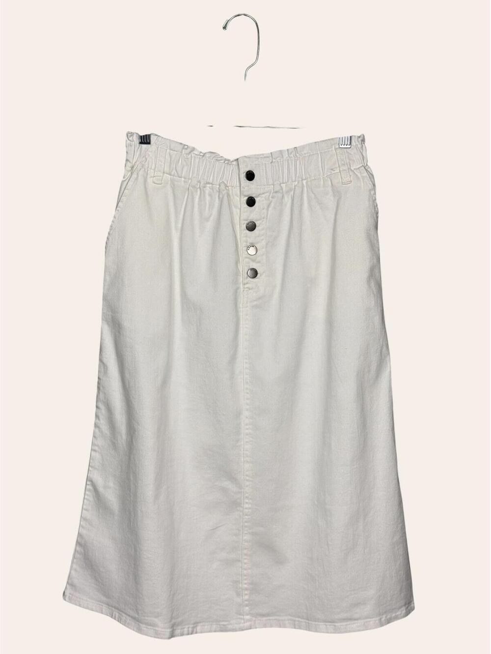 Tottini Denim Paper Bag Waist Skirt